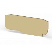 450 210, Концевой сегмент на клеммники YBK 2,5A, (бежевый), NPP YBK 2,5A | код 0.0.0.4.50210 | KLEMSAN