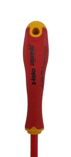 Отвертка диэлектрическая SL 3,5х0,8 E-Slim Ergonic | код 41393890 | FELO фото 4 Отвертка диэлектрическая SL 3,5х0,8 E-Slim Ergonic | код 41393890 | FELO фото 4