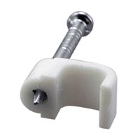 Крепеж кабеля плоский 6 х 4 мм, белый (упак. 50 шт) REXANT | код 07-4206 | REXANT