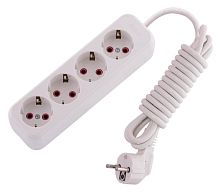 Удлинитель 4х3м с заземл. 16А IP20 LEZARD 720-0403-401