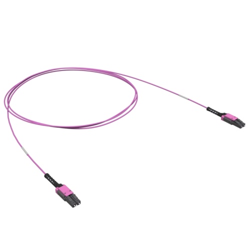 Патчкорд 2ОВ 50/125 OM4, LC Duplex Uniboot/LC Duplex Uniboot, 4м | код RNPCUL4AB04 | DKC