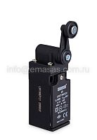 Выключатель концевой синхроного переключения угловой 2-х направленный с пластмассовой консолью и пластмассовым роликом Ф18мм (1НО+1НЗ), L3K23MEP121 | код L3K23MEP121 | EMAS