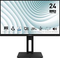 Монитор MSI 23.8 Pro MP242AP черный IPS LED 1ms 16:9 HDMI M/M HAS Piv 300cd 178гр/178гр 1920x1080 100Hz VGA DP FHD 3.3кг | код 1916038 | MSI
