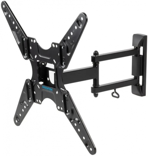 Кронштейн для телевизора Ultramounts UM872 черный 32-55 макс.35кг настенный поворотно-выдвижной и наклонный | код 1061666 | ULTRAMOUNTS