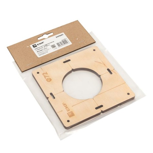 Шаблон для подрозетников c 1 отв, диам, 72 мм Expert | код sh-d72-1 | EKF фото 3