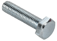 Болт с шестиг. гол. и полн. резьбой DIN 933 М6х16 HDZ IEK | код CMZ10-BTP-6-16-HDZ | IEK