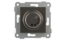 Rita - Светорегулятор (RL) с подсветкой, поворотный, 600 Вт, дымчатый | код 2200-440-0295 | Mutlusan