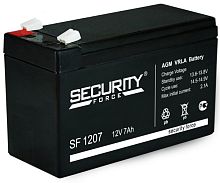 Аккумуляторная батарея SF 1207, напряжение 12В емкость 7Ач, разработана для резервного электропитания охранно-пожарных систем. Security Force | код 2308030010001| SECURITY FORCE