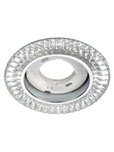 Светильник встраиваемый СВ 03-12 GX53 230В LED подсветка 5 Вт зеркальный/хром TDM | код SQ0359-0150 | TDM