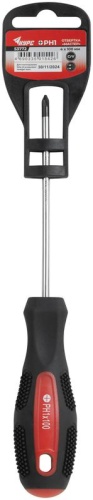 Отвертка ''Мастер'', CrV сталь, прорезиненная ручка 4х100 мм РН1 | код 53772 | FIT фото 3 Отвертка ''Мастер'', CrV сталь, прорезиненная ручка 4х100 мм РН1 | код 53772 | FIT фото 3