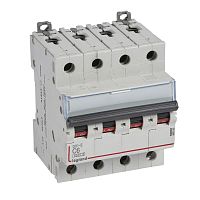 Автоматический выключатель DX³-E 6000 - 6 кА - тип характеристики C - 4П - 230/400 В~ - 6 А - 4 модуля | код 407302 |  Legrand 