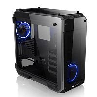Корпус Thermaltake View 71 TG черный без БП ATX 9x120mm 4x140mm 2xUSB2.0 2xUSB3.0 audio bott PSU | код 498928 | THERMALTAKE