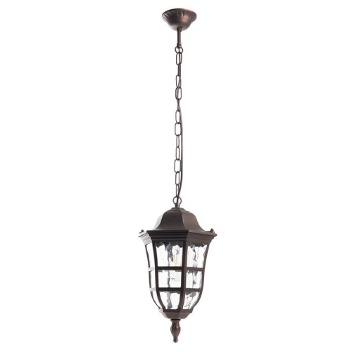 Светильник садово-парковый 60Вт 230В IP44 коричн. PL695 (на цепочке 500мм) FERON 11697