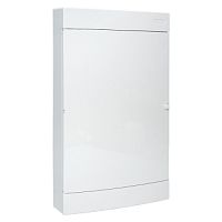 Щит комбинированный Unix белая дверь (2х18 модулей + 1 монтажная плата) IP40 | код ux-2x18+1m-nw | EKF