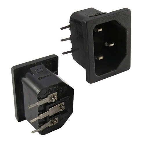 Разъём питания RUICHI AC-020, одинарный | код 71692 | Ruichi