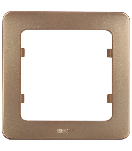 MASTER Рамка на 1 пост, золото | код Р401-07 | HEGEL MASTER Рамка на 1 пост, золото | код Р401-07 | HEGEL