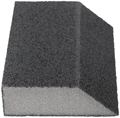 Губка шлифовальная угловая 100х70х25мм Р 60 средняя жесткость алюм./оксидная FIT 38372 фото 6