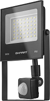 Прожектор светодиодный 90 687 OFL-02-50-6.5K-BL-IP65-LED 50Вт 6500К IP65 4000лм с датчиком движения черн. ОНЛАЙТ 90687
