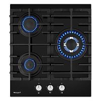 Газовая варочная поверхность Weissgauff HGG 451 BFV черный | код 2056443 | WEISSGAUFF