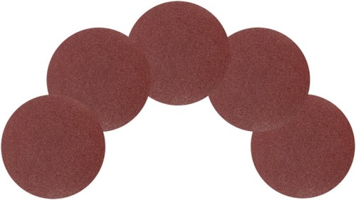 Круг шлифовальный сплошные (липучка) алюм./оксид 150мм (уп.5шт) Р 40 FIT 39802 фото 5
