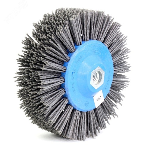 Щетка дисковая Д140x55xM14, ворс полимер-абразив P80 по дереву для УПМ УШМ (болгарка) (1-105) | код 401.913-5401 | OSBORN Щетка дисковая Д140x55xM14, ворс полимер-абразив P80 по дереву для УПМ УШМ (болгарка) (1-105) | код 401.913-5401 | OSBORN