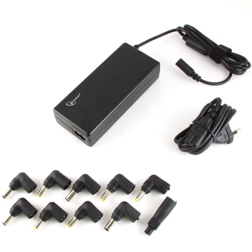 Адаптер-автомат питания универсальный для ноутбуков Gembird NPA-AC1D, 220В 90Вт с автоматическим определением подаваемого на ноутбук напряжения | код NPA-AC1D | Gembird