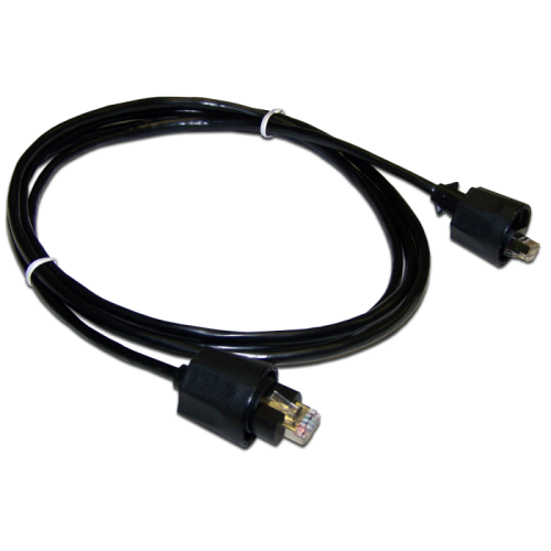 Индустриальный патч-корд LANMASTER FTP cat.5e, IP68, 1.0 м, черный | код LAN-S45-45-1.0-WP | LANMASTER