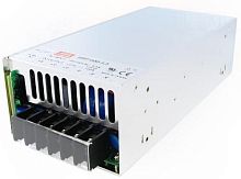 Источник питания AC-DC, 400Вт, вход 85…264V AC, 47…63Гц /120…370В DC, выход 3,3В/0…120A, рег. вых=±15%Uном, изоляция 3000В AC, в кожухе 218х105х63,5мм, -30…+70С, c корректором коэф. мощности | код HRP-600-3.3 | MeanWell