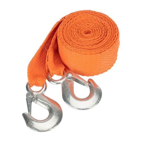Трос буксировочный REXANT 2.5 т, 5 м, с двумя крюками | код 80-0222 | REXANT Трос буксировочный REXANT 2.5 т, 5 м, с двумя крюками | код 80-0222 | REXANT