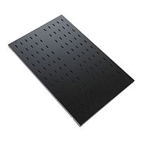 Полка перфорированная грузоподъемностью 100 кг, глубина 580 мм, цвет черный | код СВ-58У-9005 | ЦМО