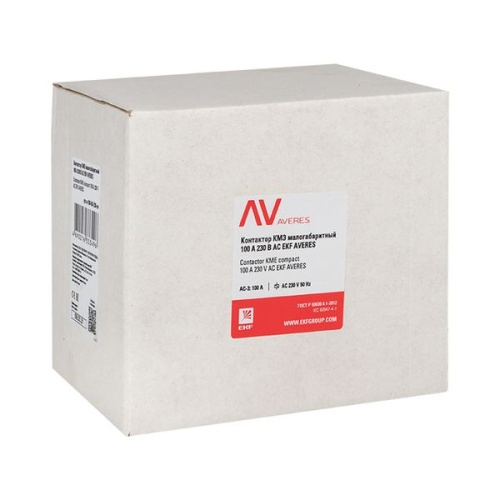 Контактор КМЭ 100А 230В АС AVERES | код ctr-s-100-00-230-av | EKF фото 5