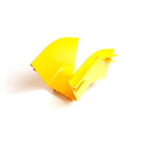 Внешний изгиб 45° оптического лотка 360 мм, желтый | код LAN-OT360-EC45 | LANMASTER Внешний изгиб 45° оптического лотка 360 мм, желтый | код LAN-OT360-EC45 | LANMASTER