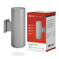 Светильник НБУ LINE-2хA60-GR CITY E27 IP65 230В уличный двусторон. алюм. под лампу 2хA60 сер. | код 4690612037783 | IN HOME