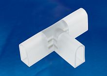Соединитель контактный UTC-K-32/N21 CLEAR 010 POLYBAG Т-образный для светодиодных лент ULS-N21 NEON 220В, 8x16мм, 2 контакта. Цвет прозрачный, 10 штук в пакете. . | код UL-00004461 | UNIEL