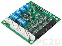 Плата CA-114-T w/o Cable 4-port RS-232/422/485,PC-104 Module, t:-40/+85 | код 00-06028070 | MOXA