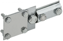 Заж. соед. контр. пр. 6-8мм-полоса 30мм оц. сталь IEK | код ZCC56-11-1-68-30 | IEK