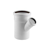 Тройник ELITE МК МПП 110/50х45 бел. | код 36518 | RTP