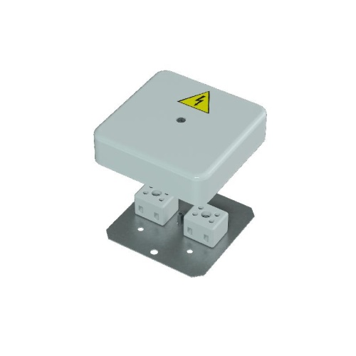 Коробка распределительная огнестойкая 100х100х30мм IP41 КРОПС-П2 FRJB-KM-P2-2.5-02-КРОПС-IP41 КРОПС-П2 для кабелей до 2.5кв.мм 2 клеммы КМ KR0023 фото 3