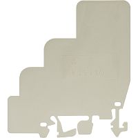 Разделительная пластина, для клемм WK 2,5-4 K/U..., цвет: серый | код 07.312.0555.0 | Wieland