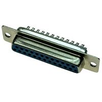 Разъём D-SUB RUICHI DB-25F, 25 контактов | код 55200 | Ruichi
