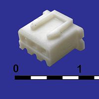 Разъём питания низковольтный RUICHI H-03 наклон 2.54 мм+клеммный, 3 контакта | код 107393 | Ruichi