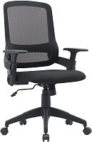 Кресло Cactus CS-MC313-BK черный сетка/ткань низк.спин. крестов. пластик пластик черный | код 2003215 | CACTUS