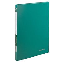 Папка 20 вкладышей BRAUBERG Office, зеленая, 0,5 мм, 222627 | код 222627 | BRAUBERG
