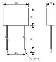 Mодуль для применения с кнопками с подсветкой для 26 серии | код 02600 | FINDER