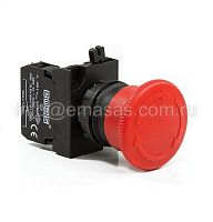 CP202E Кнопка аварийная Ф40мм (2НЗ) (CP) | код CP202E | EMAS