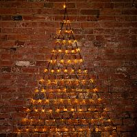 Гирлянда Сеть 2х2х1.5м, свечение с динамикой, черный ПВХ, 136 LED, 230 В, цвет: Тёплый белый | код 215-006 | NEON-NIGHT