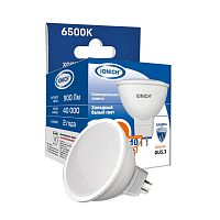 Лампа светодиодная MR16 10Вт 6500К GU5.3 900лм 230В холод. бел. IONICH 1791