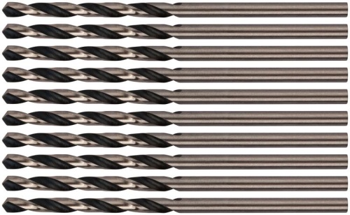 Сверла по металлу HSS черненые 2.5x57 мм (10 шт) | код 33525 | FIT фото 5