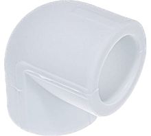 Уголок 90 град. 25 мм полипропиленовый PPR белый (10108025) | код 00000008703 | Valfex