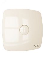 Вентилятор осевой вытяжной с обратным клапаном D125 декоративный | код RIO 5C Ivory | DiCiTi